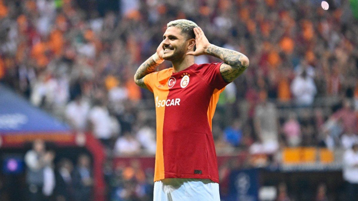 Icardi marcou um gol e classificou o Galatasaray para a fase de grupos da Liga dos Campeões