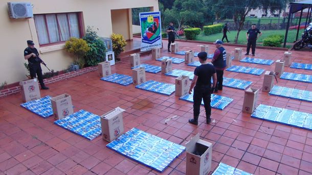 Policía de Misiones incauta millonario cargamento de cigarrillos