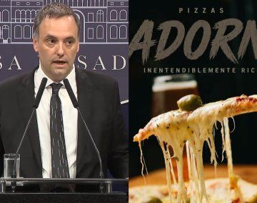 Reconocido bar lanzó las Pizzas Adorni y estallaron las redes con los mensajes