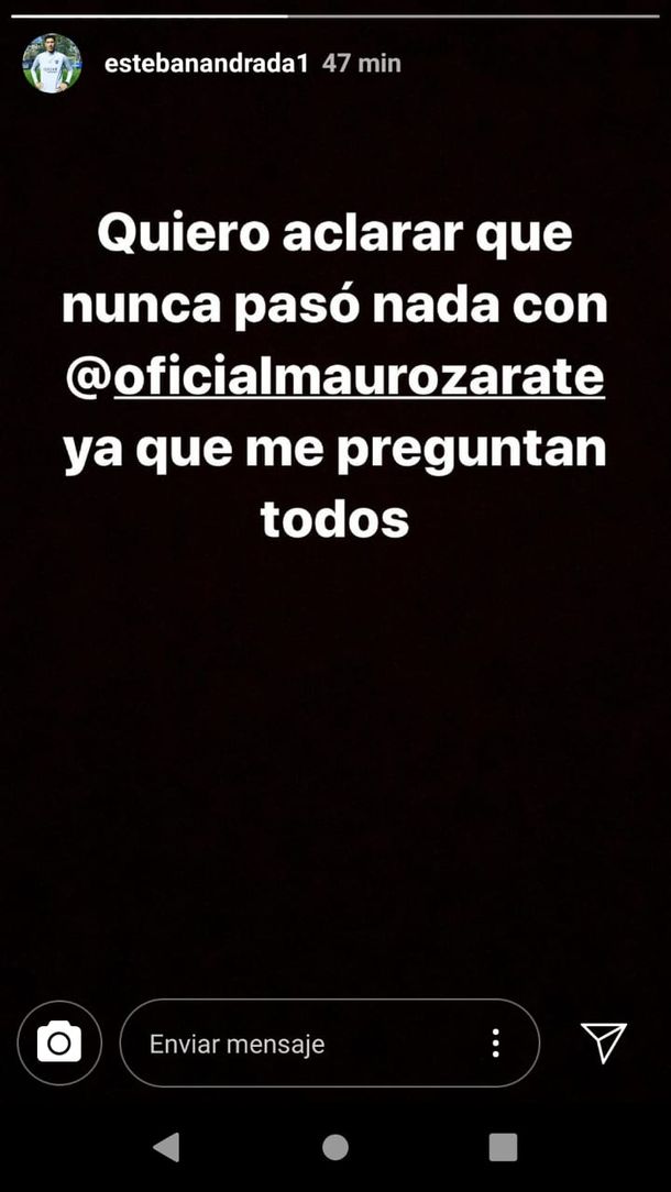 Boca: Andrada y Mauro Zárate salieron a decir que no se pelearon