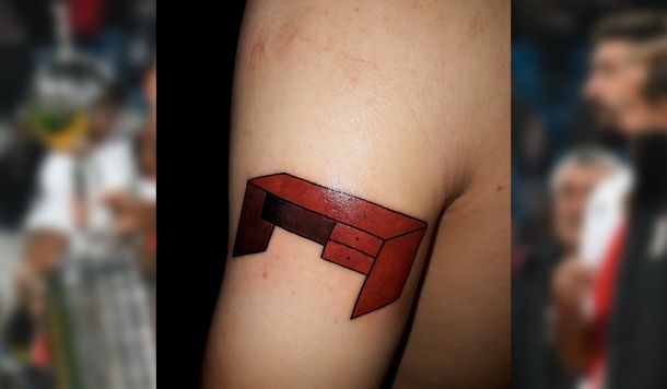 Prometió y cumplió: un hincha de River se hizo el tatuaje más increíble tras el título en la Copa