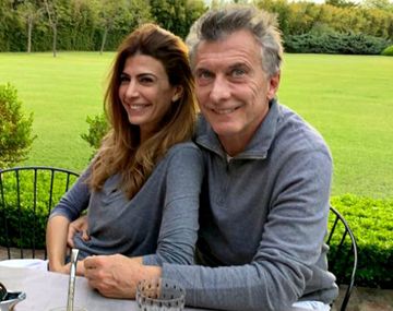 Juliana Awada y Mauricio Macri en la quinta Los Abrojos