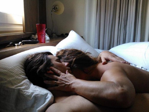 Nancy Pazos y una foto after sex