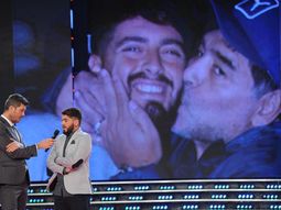 mira la emocion de diego junior describiendo su encuentro con maradona, su papa mira la emocion de diego junior describiendo su encuentro con maradona, su papa
