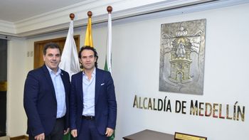 Cristian Ritondo fue recibido por Federico Gutiérrez, alcalde de la ciudad colombiana de Medellín Cristian Ritondo fue recibido por Federico Gutiérrez, alcalde de la ciudad colombiana de Medellín