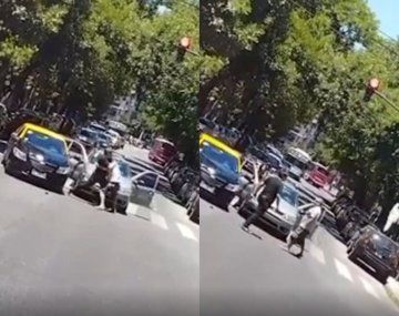 Caballito: un conductor atacó a un taxista con un cuchillo tras una discusión