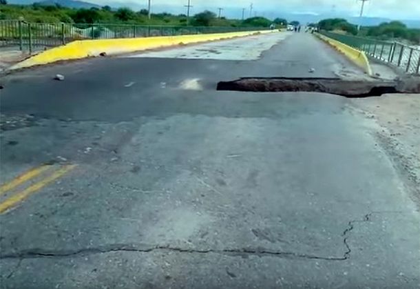 La zona está interrumpida al tránsito