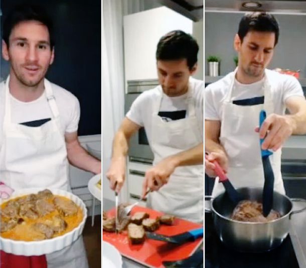 El otro arte de Messi: perdió una apuesta, cocinó y sorprendió con el menú