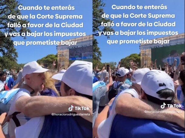 El festejo mundialista de Rodríguez Larreta por el fallo de la Corte Suprema