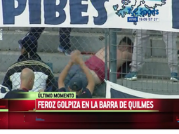 otra vez la violencia en el futbol: pelea entre barras dejo un herido grave otra vez la violencia en el futbol: pelea entre barras dejo un herido grave