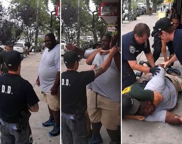 Genera conmoción un video que muestra a un policía ahorcando a un hombre