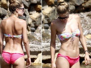 Doutzen Kroes, a pleno en Ibiza
