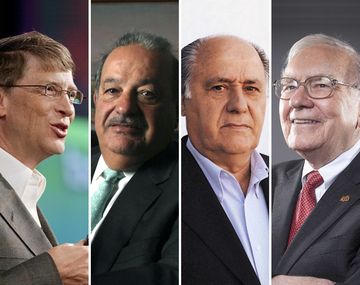Estos son los hombres más ricos del mundo