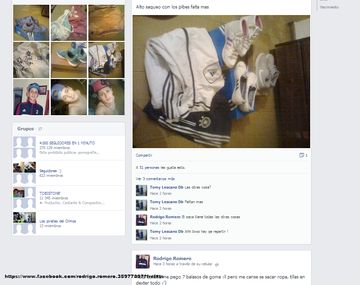 Publican en Facebook las fotos de lo que se llevaron en los saqueos