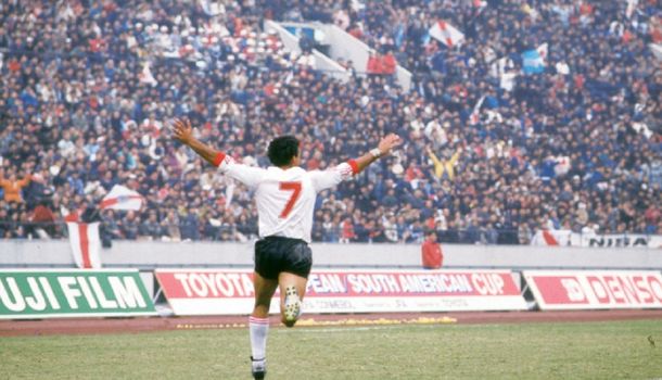 El recordado festejo del uruguayo en Japón