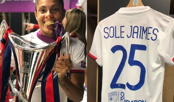 El alocado festejo de Sole Jaimes, la argentina campeona de la Champions League