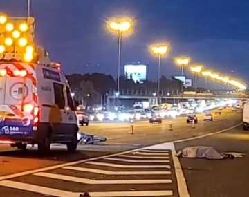 Tragedia en la Panamericana: un camión embistió y mató a un motociclista