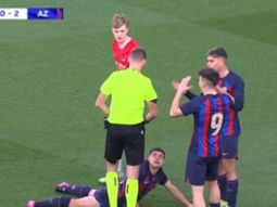 El debut a lo Messi de Pocho Román en Barcelona