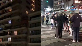 Cacerolazos y protestas en CABA durante la cadena nacional de Milei