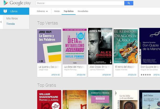 Google lanza Books, su tienda de libros digitales, en Argentina