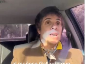 Desopilante video: Robertito quiso conocer el bulto de Gallardo