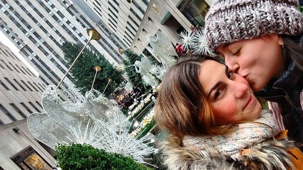 Leticia y Delfina están juntas hace tres años