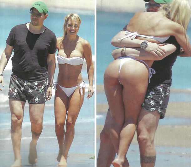 El relax le sienta bien a Andrea Ghidone en Punta del Este