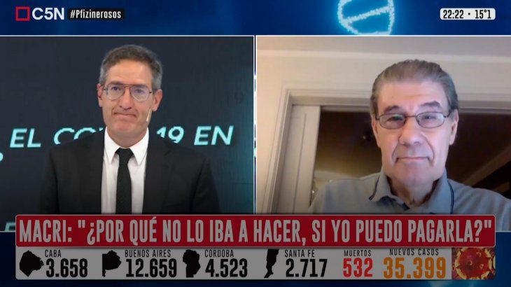Víctor Hugo, en ADN: Macri mintió sobre la vacuna, no recuerdo nada que haya dicho que no sea mentira