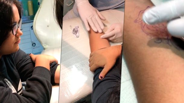 Rocío Rial se realizó su primer tatuaje