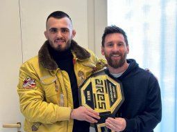 Encuentro de campeones: Messi recibió a Pepi Staropoli en su casa