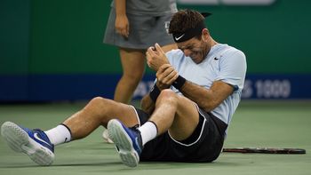 El dolor en la muñeca que persigue a Del Potro El dolor en la muñeca que persigue a Del Potro