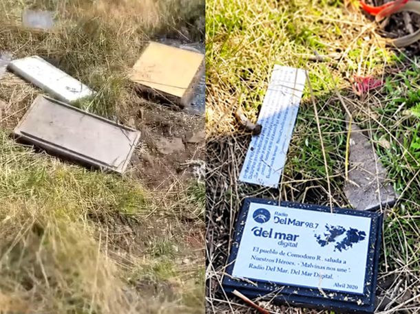 Islas Malvinas: un informe de la TV chilena reveló actos de vandalismo en el cementerio de Darwin