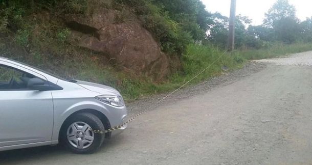 El conductor no pudo detener el vehículo