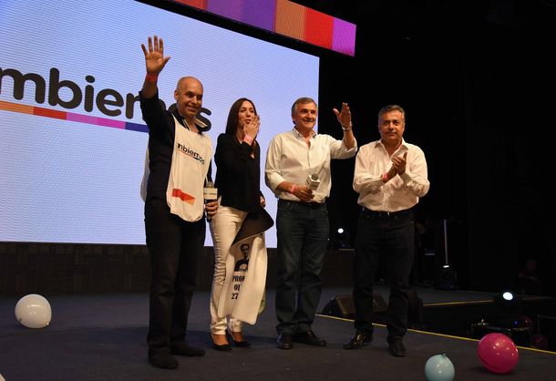 Los festejos de Macri presidente