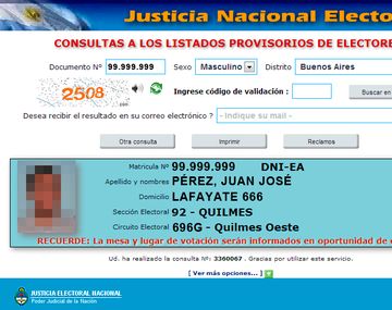 Ahora se pueden ver las fotos en el padrón electoral