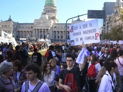 La segunda Marcha Federal Universitaria también fue masiva.
