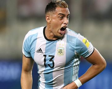 Ramiro Funes Mori con la camiseta de Argentina
