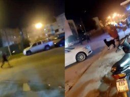 Pelea entre dos mujeres reunió a 300 personas y terminó con balazos de goma