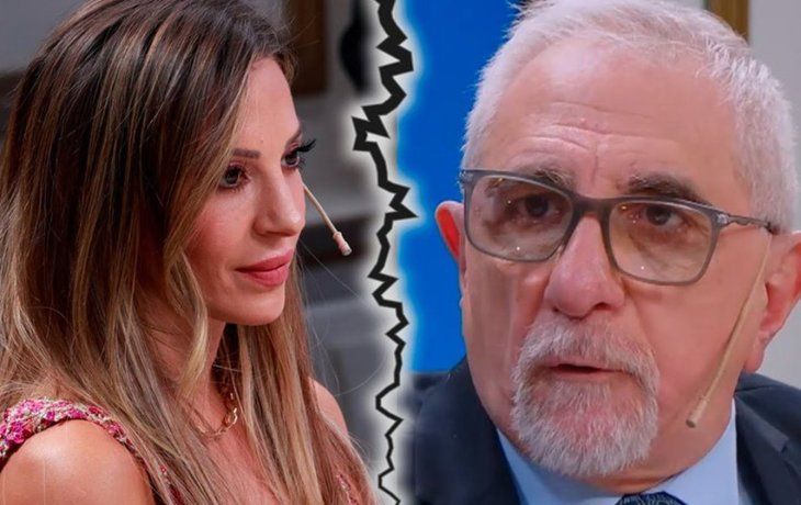 Fuerte cruce entre Noelia Marzol y Ricardo Canaletti en la mesa de Juana Viale