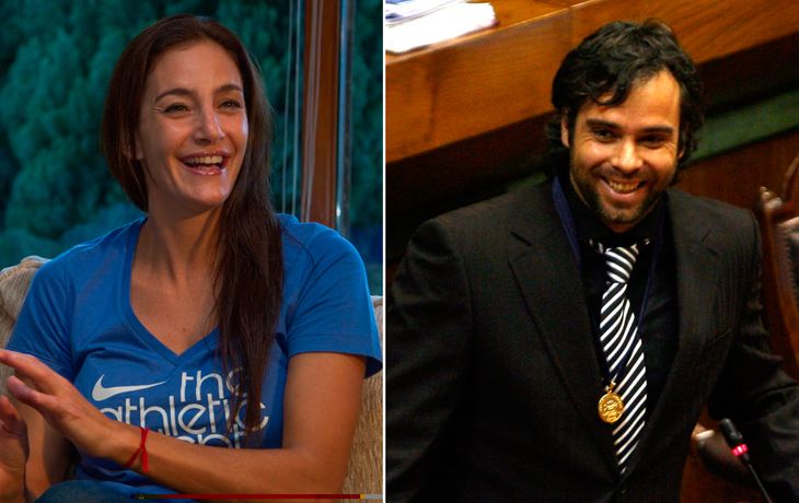 El romance de Luciana Aymar y el chileno Fernando González