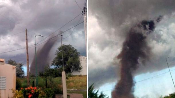 Impactante tornado causó pánico en San Luis