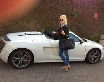 Wanda Nara elige bien sus autos