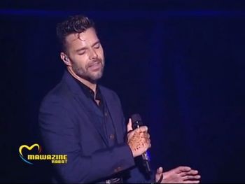 Ricky Martin cantó a favor de la homosexualidad y corrió riesgos: mirá el video