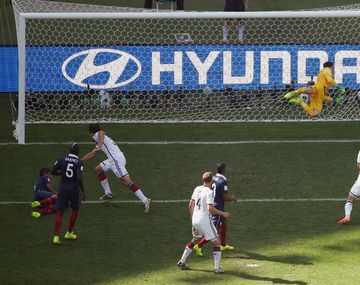 Mirá el gol de Hummels para el triunfo de Alemania sobre Francia