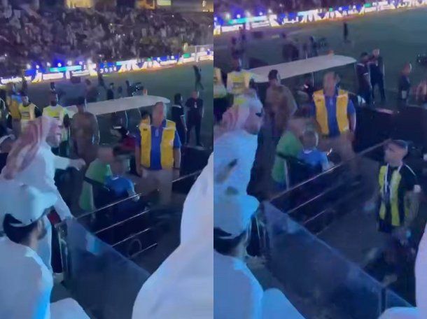 Escándalo en Arabia Saudita: un hincha atacó con un látigo a un jugador