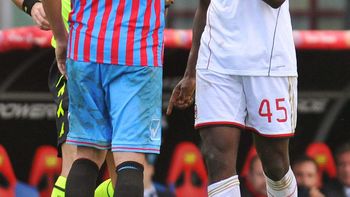 Mario Balotelli y Nicolás Spolli Mario Balotelli y Nicolás Spolli