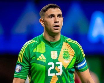 Dibu Martínez, arquero de la Selección argentina