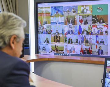 Alberto ante el G20 reafirmó que no duda en proteger la vida por sobre la economía