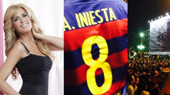 las fotos de viviana canosa en los festejos por la consagracion de barcelona las fotos de viviana canosa en los festejos por la consagracion de barcelona