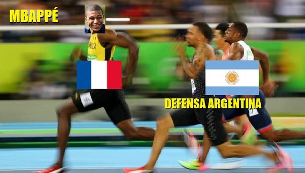 Los memes de la eliminación argentina